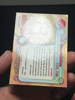 Growlithe 2000 Topps Chrome Pokemon T.V. Animation #58 - Image 4