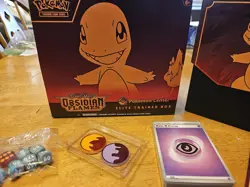 Pokemon Center ETB Obsidian Flames - OPENED NO PROMO - Image 1