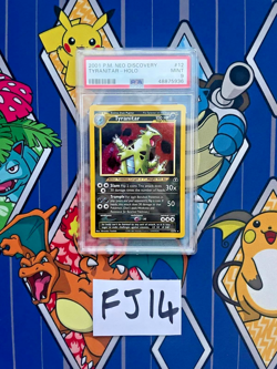 PSA 9 Tyranitar Holo Rare Neo Discovery 12/75 2001 Pokemon Vintage WOTC - Image 1