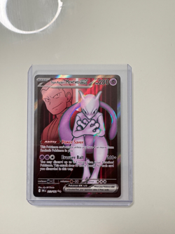 Pokemon TCG Team Rocket's Mewtwo EX Destined Rivals 213/182 Full Art - Image 1