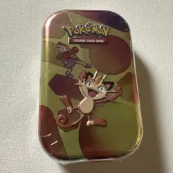 Pokemon TCG - Scarlet & Violet 151 Mini Tin Meowth Brand New Sealed - 2 Packs - Image 1
