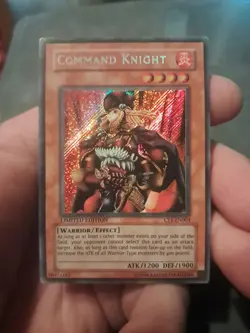 Yu-Gi-Oh! Command Knight CT1-EN003 Secret Rare Limited Edition - Image 1