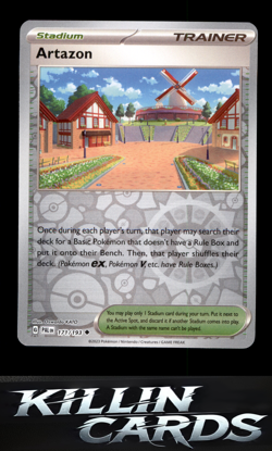 Reverse Holofoil Artazon 171/193 Pokemon Uncommon SV02: Paldea Evolved Card NM - Image 1