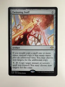 Twinning Staff MTG Magic the Gathering Card NM Near Mint C20 - Image 1