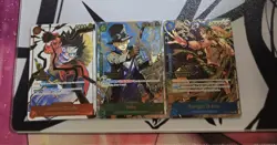 One Piece OP13 3rd Anniversary Winner Set Pre Release Card Luffy Sabo Ace - Image 1