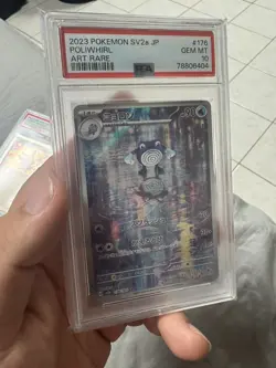 PSA 10 Poliwhirl AR 176/165 SV2a Pokemon 151 Japanese Pokemon Card Gem Mint - Image 1