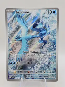 Pokemon TCG Journey Together Articuno IR 161/159 English Full Art Card - Image 1