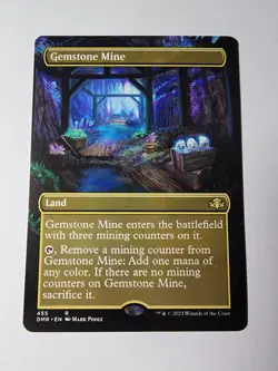Gemstone Mine (Borderless) Dominaria Remastered Regular - Image 1
