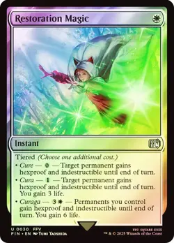 Magic The Gathering MTG RESTORATION MAGIC FOIL FINAL FANTASY NM Near Mint - Image 1