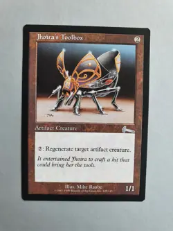 Jhoira's Toolbox, MTG Urza's Legacy (1999) Uncommon Artifact VNM - Image 1