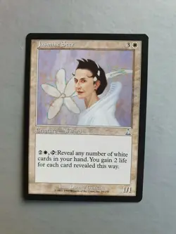 Jasmine Seer, MTG Urza's Destiny (1999) Uncommon White Creature VNM - Image 1