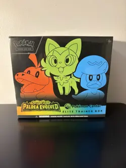 Pokemon Paldea Evolved Elite Trainer Box Pokemon Center Exclusive - SEALED #2 - Image 1