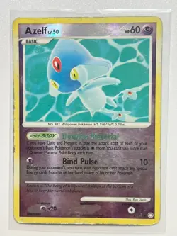 Pokemon TCG 2007 Azelf 4/123 Mysterious Treasures Holo MP - Image 1
