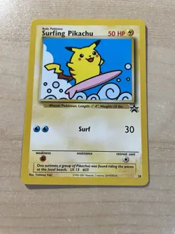 Surfing Pikachu 28/53 Wotc Promo Regular (Near Mint or Better) Pokemon - Image 1