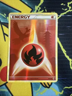 Ho-oh Fire Energy 89/95 Pokemon: Call of Legends REVERSE HOLO 2011 - Image 1