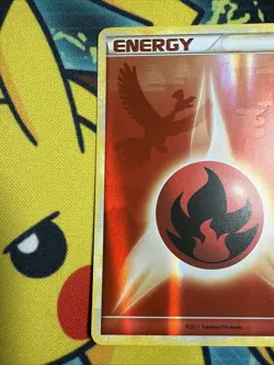 Ho-oh Fire Energy 89/95 Pokemon: Call of Legends REVERSE HOLO 2011 - Image 2
