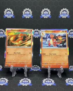 Charmander 026/197 Charmeleon 027/197 Promo Obsidian Flames Pokemon - Image 1