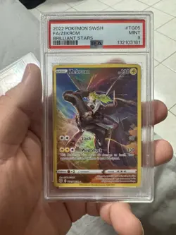 Pokemon TCG Brilliant Stars Zekrom Full Art #TG05/TG30 PSA 9 MINT - Image 1