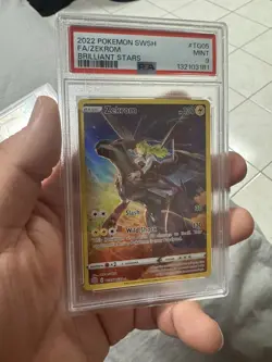 Pokemon TCG Brilliant Stars Zekrom Full Art #TG05/TG30 PSA 9 MINT - Image 2