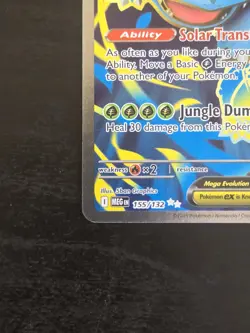 Mega Venusaur EX 155/132 - Mega Evolution - Ultra Rare - Pokemon - Image 4