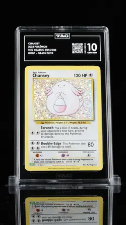 Chansey 015/034 CLV Classic Collection Holo Pokemon TAG 10 - Image 1