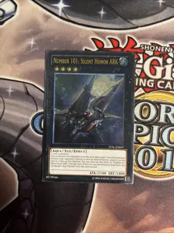 (MC) Yugioh Number 101: Silent Honor ARK LVAL-EN047 Ultimate Rare Unlimited VLP - Image 1