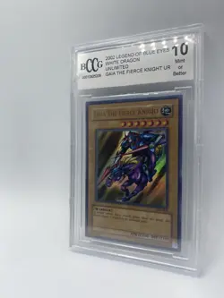 Yugioh Legend of Blue Eyes: Gaia the Fierce Knight LOB-006 BCCG 10 - Image 2