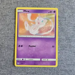 Mew 32/86 Hidden Fates Non HOLO Near MINT Original Pokemon Card NM TCG 2019 - Image 1