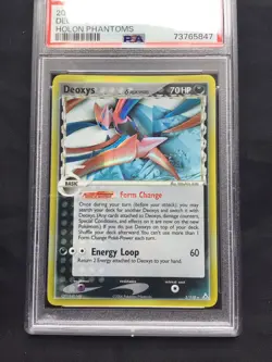 Pokemon Cards: EX Holon Phantoms Rare Holo: Deoxys 3/110 PSA 9 - Image 2