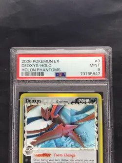 Pokemon Cards: EX Holon Phantoms Rare Holo: Deoxys 3/110 PSA 9 - Image 3