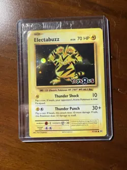 Electabuzz 41/108 Toys R Us Stamped Promo - Pokemon Evolutions Card (UNOPENED) - Image 1
