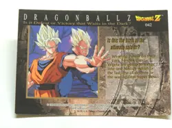 Carte Dragon Ball Z - Trading Cards Chromium Serie 1 - 042 - Amada 1996 - Image 2