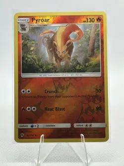 Pokemon TCG Lost Thunder Pyroar 51/214 Reverse Holo Rare - Image 1