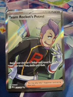 Team Rocket's Petrel Pokemon Destined Rivals 226/182 Full Art Ultra Rare NM/M - Image 1