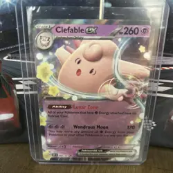 Clefable Ex 82/197 Obsidian Flames Double Rare Pokemon TCG NM - Image 1