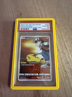 2018 Pokemon Center Japanese Reds Pikachu #270/Sm-p PSA 10 - Image 1