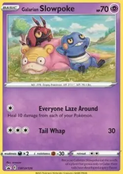 1x (EX) Galarian Slowpoke - SWSH126 - SWSH Black Star Promos Promos Pokemon - Image 1