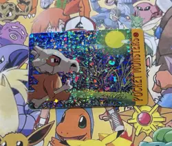 Pokemon Vintage Pocket Monsters Vending HOLO Prism Sticker 1999 Bandai Nintendo - Image 1