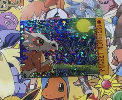 Pokemon Vintage Pocket Monsters Vending HOLO Prism Sticker 1999 Bandai Nintendo - Image 3