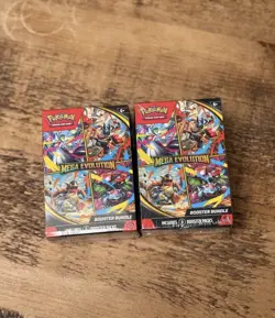 ✅Pokemon Mega Evolution Booster Bundle Lot of 2 Sealed Brand New FAST SHIPPING✅ - Image 2