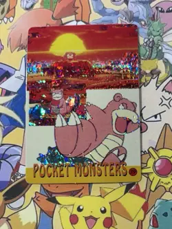 Pokemon Vintage Pocket Monsters Vending HOLO Prism Sticker 1999 Bandai Nintendo - Image 3