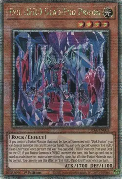 Yugioh! Evil HERO Dead-End Prison - SUDA-EN002 - Quarter Century Secret Rare - 1 - Image 1