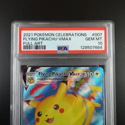 PSA 10 Flying Pikachu Vmax 007/025 Pokemon Celebrations Holo Graded Card - Image 2