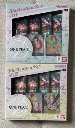 One Piece Card Game Illustration Box Vol. 1 & 2 - New/ Sealed - Image 1