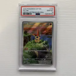 Pokemon Victini 208 Sv: Scarlet & Violet Promo Cards IR PSA 10 - Image 1