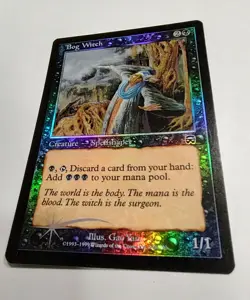 Magic the Gathering MTG Mercadian Masques BOG WITCH Foil NM NP - Image 1