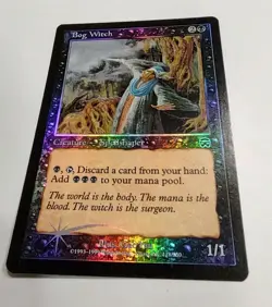 Magic the Gathering MTG Mercadian Masques BOG WITCH Foil NM NP - Image 2