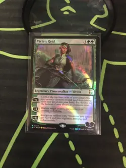 MTG Magic The Gathering Vivien Reid Ripple Foil Planeswalker Commander - Image 1