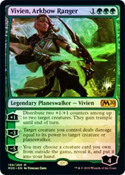 Vivien, Arkbow Ranger - Foil - Promo Pack - Promo Pack: Core Set 2020 #199 MTG M - Image 1