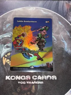 MTG Goblin Bombardment 0023 (Borderless) FOIL Spider Man MYTHIC - Image 1